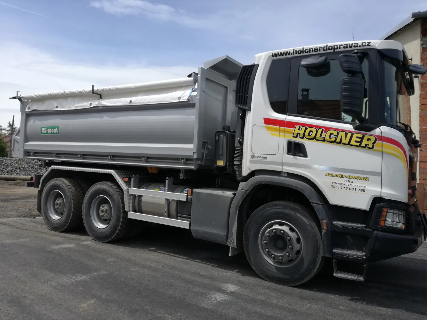 SCANIA G 450 6×4 — vozový park HOLCNER – DOPRAVA