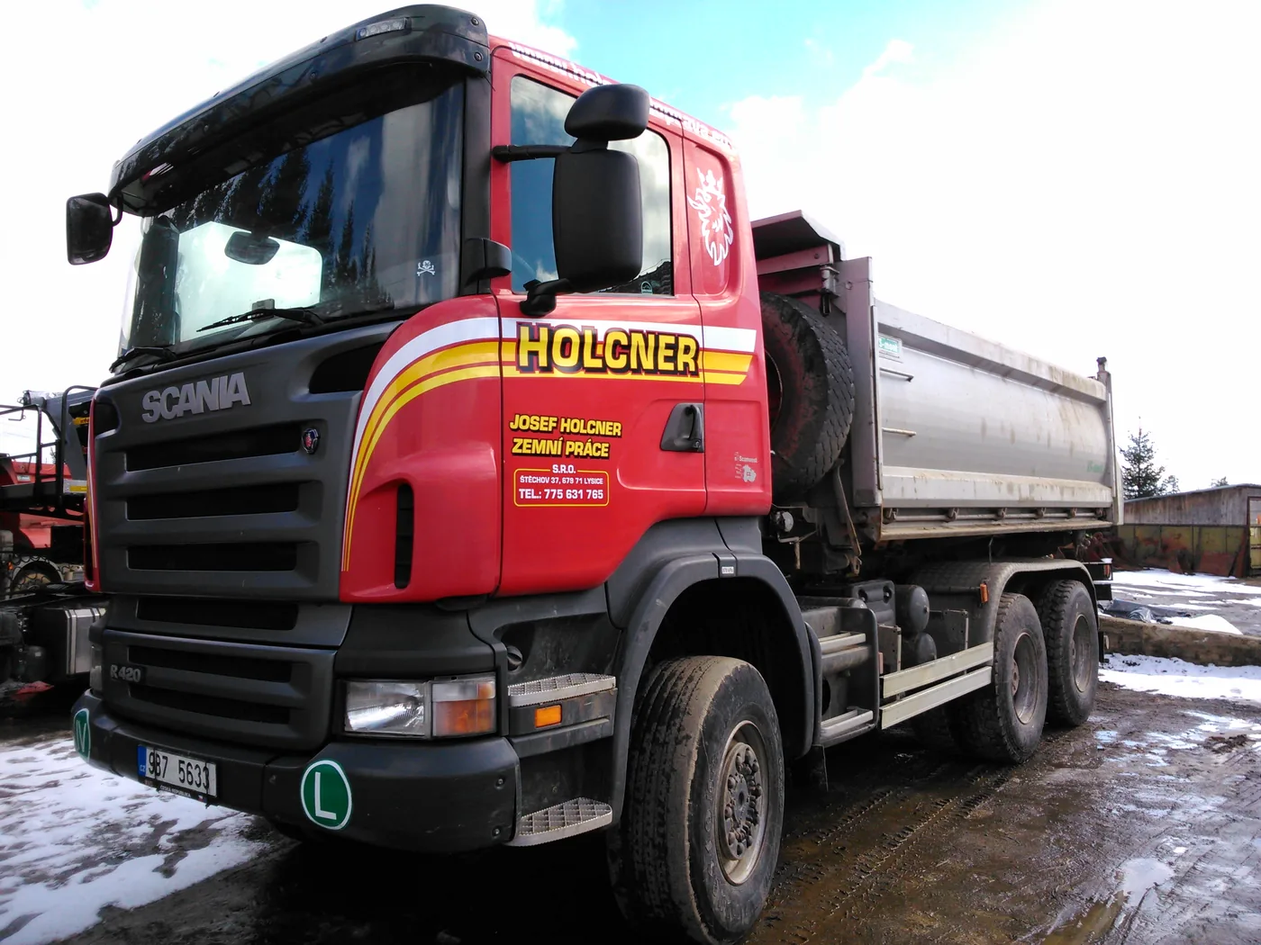 SCANIA R 420 CB 6×6 — vozový park HOLCNER – DOPRAVA