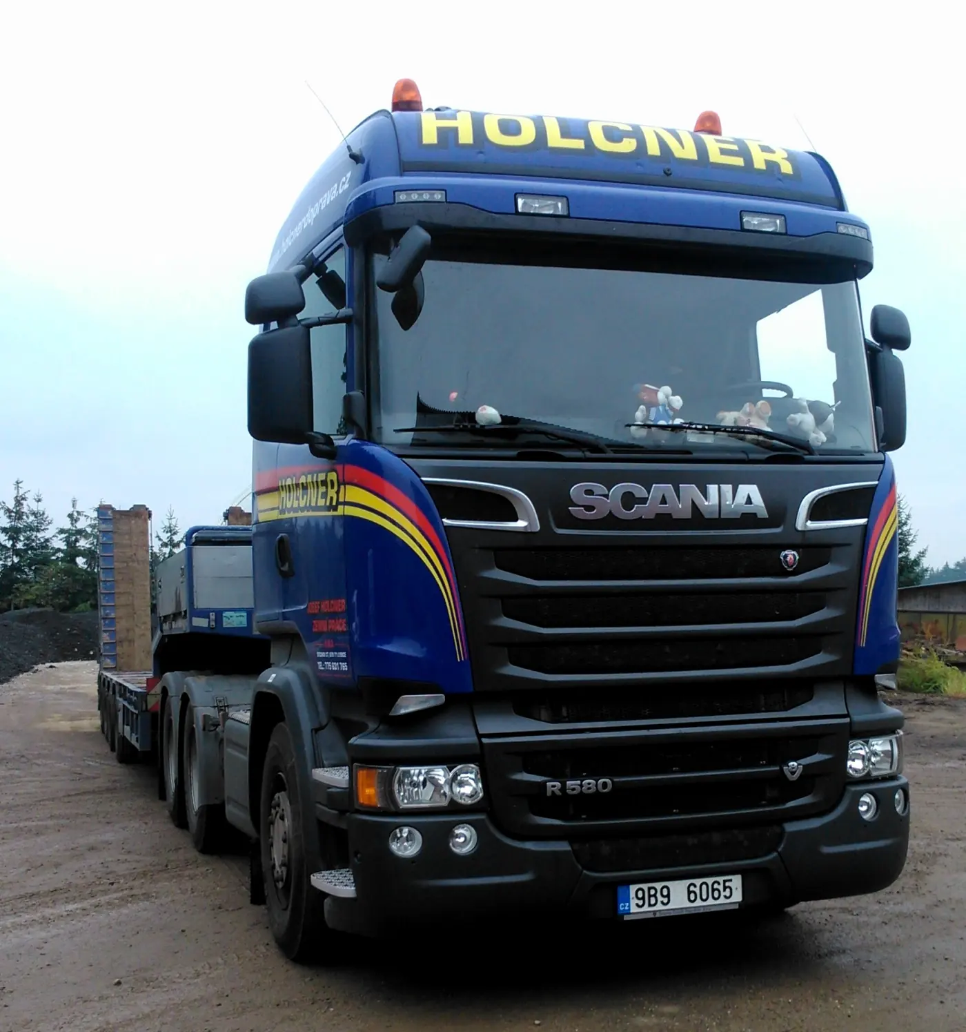 SCANIA R 580 6×4 — vozový park HOLCNER – DOPRAVA