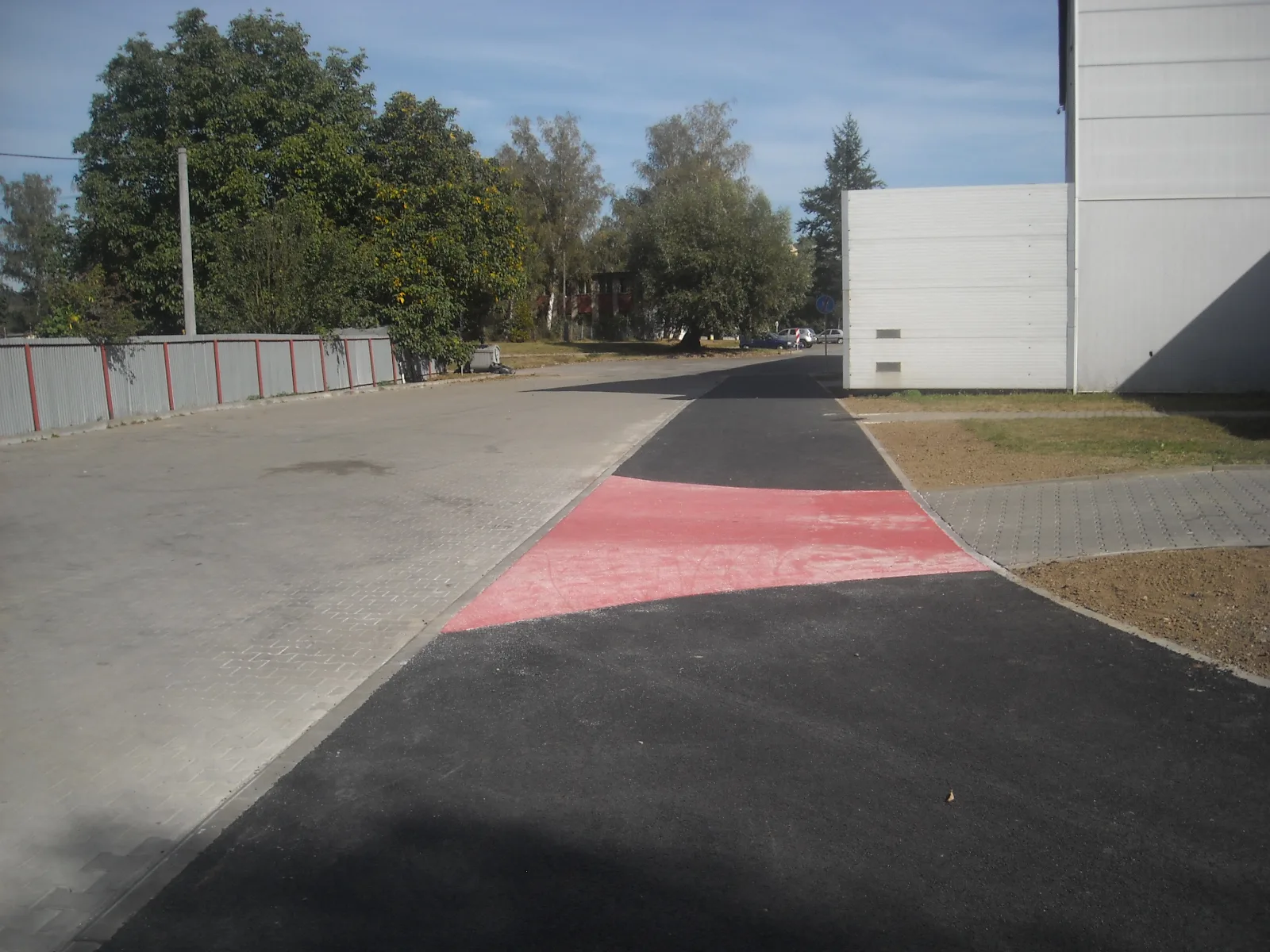 u sportovní haly