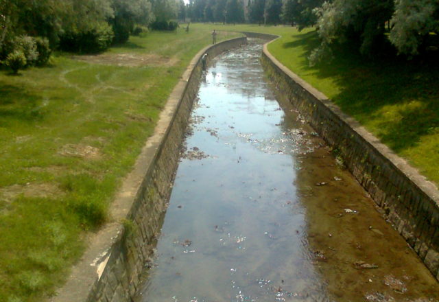 2012 – Řeka Mírovka, Mohelnice – těžba nánosů, zkapacitnění toku